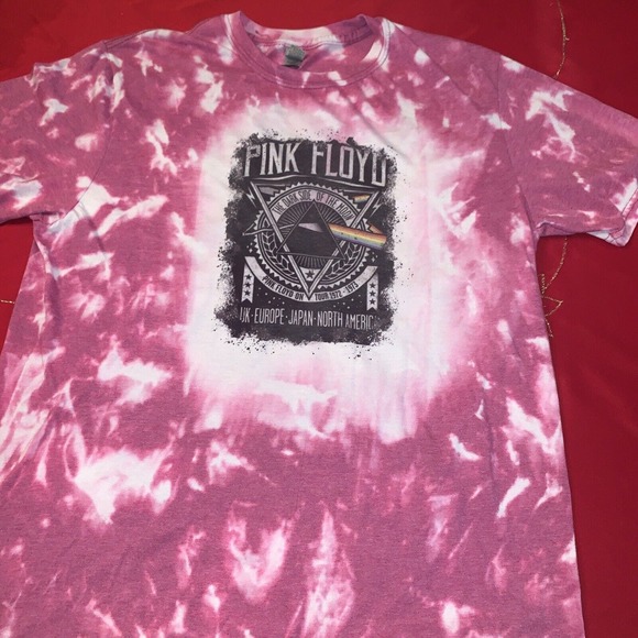 Repop PINK FLOYD DARK SIDE OF THE MOON 1972-1973 Tour T-shirt Sz Large - Picture 1 of 4